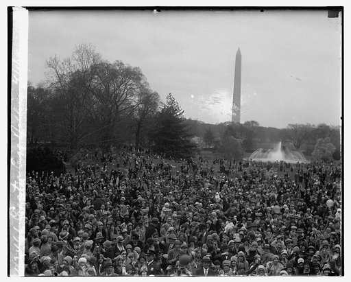 Easter egg rolling, 4/1/29