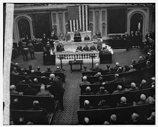 Reading President's message, special session, 4/15/29