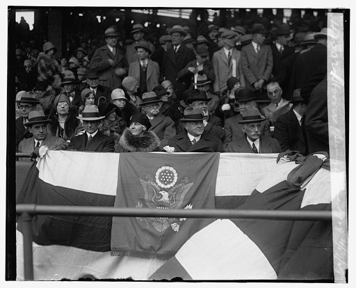 Hoover, Opening game, 1929, 4/17/29
