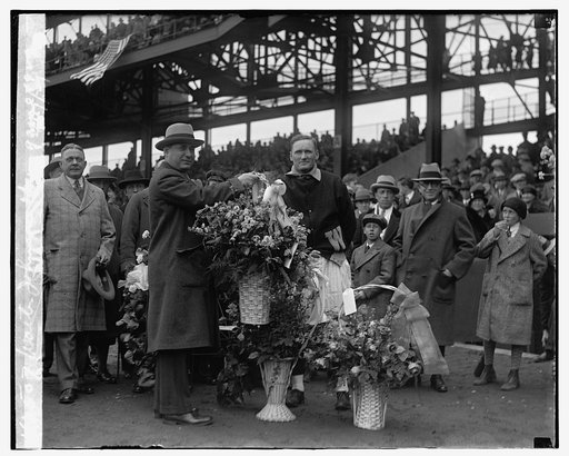 Walter Johnson, Opening game, 1929, 4/17/29