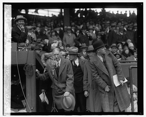Cornelius Mack, Opening game, 1929, 4/17/29