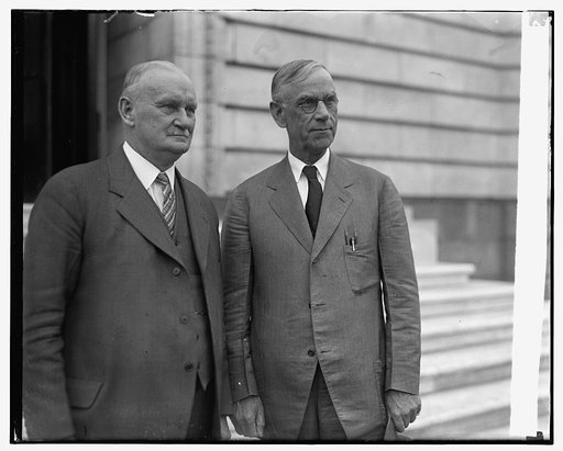 Rep. W.C. Hawley, Reed Smoot, 4/11/29