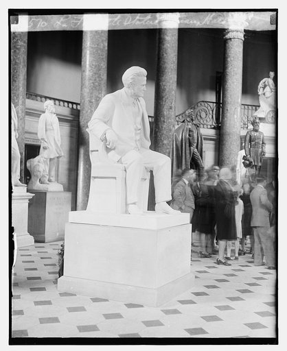 La Follette Statue, Statuary Hall, [4/29/29