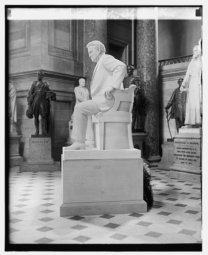 La Follette Statue, Statuary Hall, [4/29/29