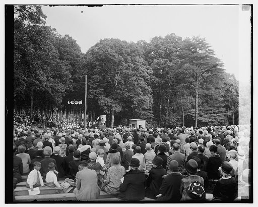 Massed flags service, Nat. Cathedral, June, 1929