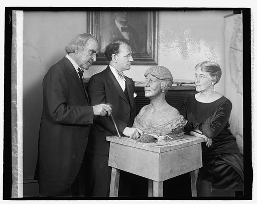 Hon. Edgar Howard, Ernest Durig, Mrs. Owens, 4/20/29