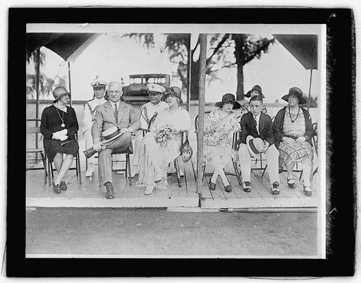 Mrs. Hoover at polo game, 6/19/29