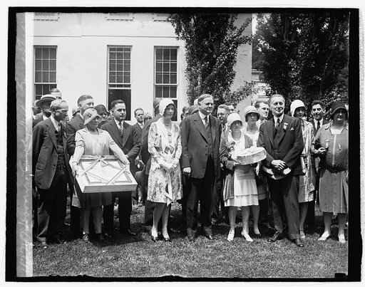 Hoover & candy makers group, 5/16/29