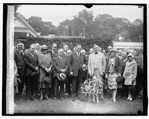 Hoover & American trade executives, 5/1/29