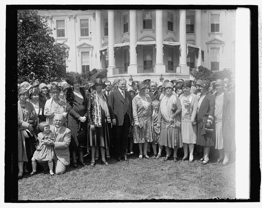Hoover & parent-teachers group, 5/8/29