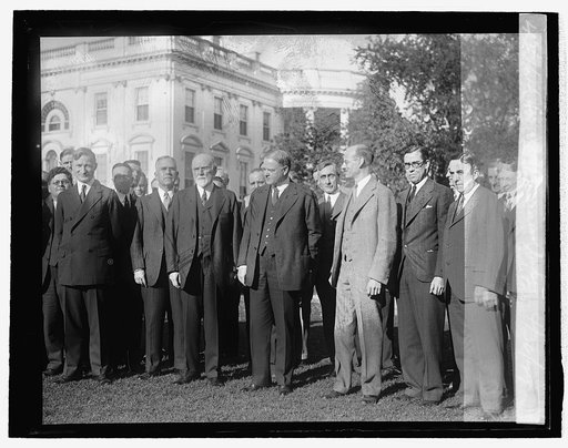 Hoover & business paper editors, 4/30/29