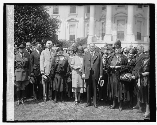 Hoover & Red Cross group, 4/24/29