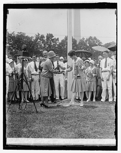 Mrs. Hoover & 4H Club, 6/20/29