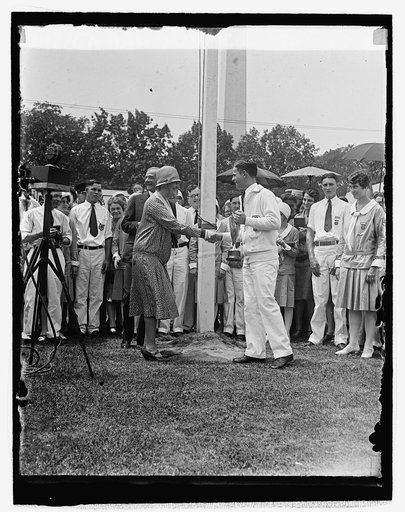 Mrs. Hoover & 4H Club, 6/20/29