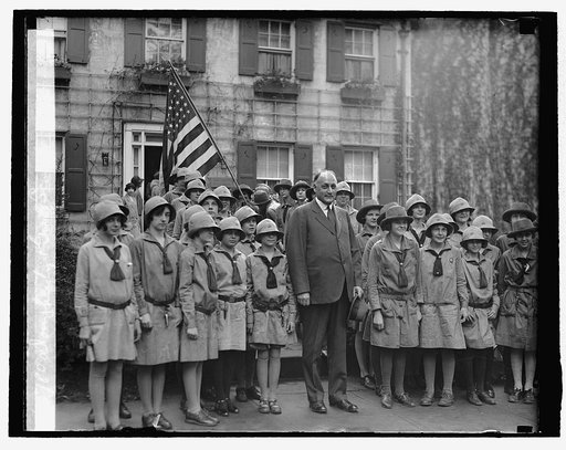 Dougherty & Girl Scouts, [4/26/29