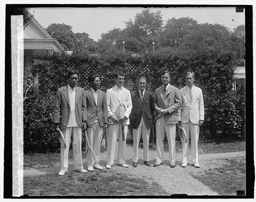 Japanese & American Davis Cup teams, 5/24/29