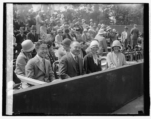 Japanese Am. at Davis Cup matches, 5/23/29