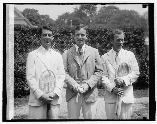 Am. members, Davis cup team, 5/24/29