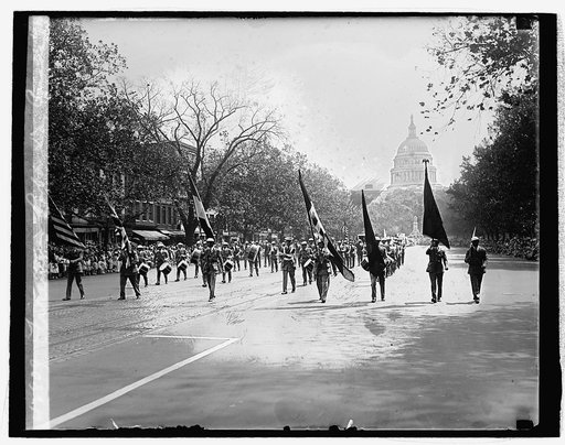 Firemen's Labor Day parade, 1929