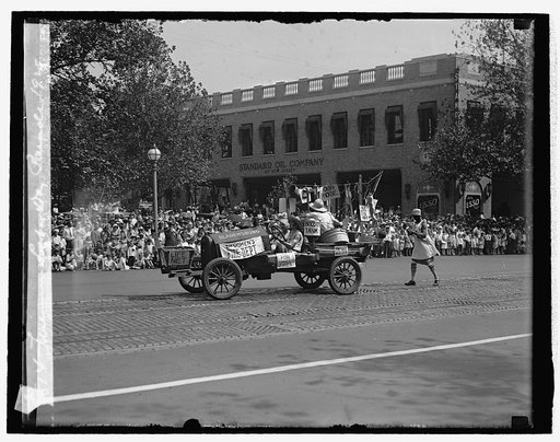 Firemen's Labor Day parade, 1929