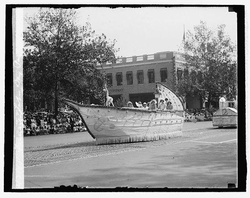 Firemen's Labor Day parade, 1929