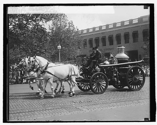 Firemen's Labor Day parade, 1929