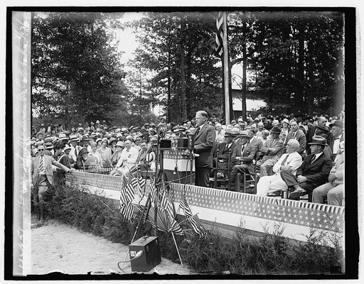 Hoover at Madison, Va., celebration, 8/17/29