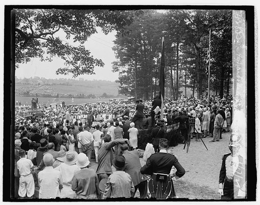 Hoover at Madison, Va., celebration, 8/17/29
