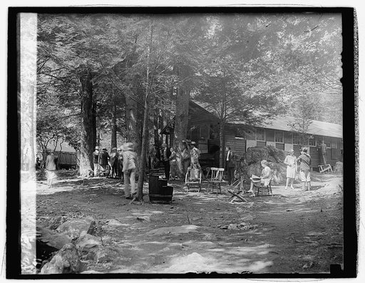 Hoover camp on the Rapidan, 8/17/29