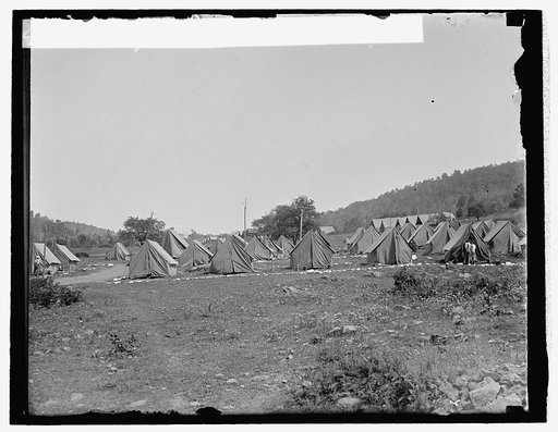 Hoover camp on the Rapidan; Marine Camp, 8/17/29
