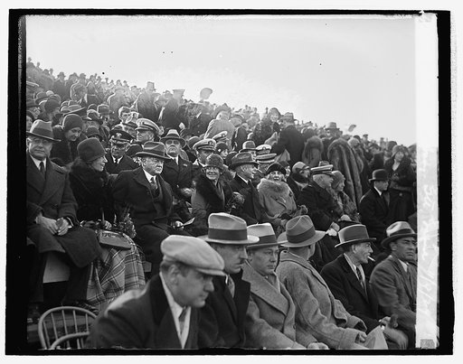 Hoover at Navy - G.U. game, 11/9/29