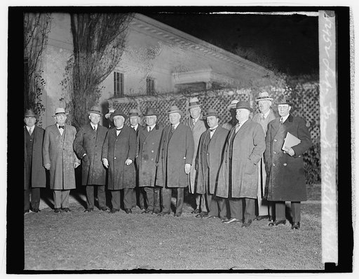 Labor group at White H., 11/21/29
