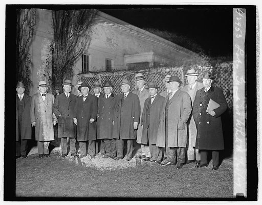 Labor group at White H., 11/21/29