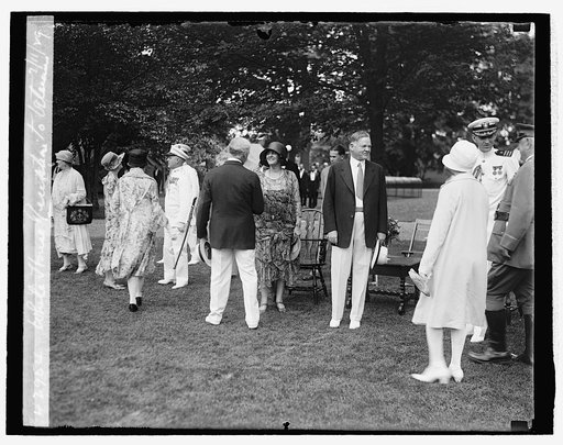 White House Reception to Veterans, 7/11/29 [i.e, 6/27/29 ?
