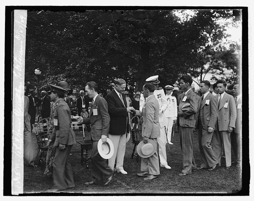 White House Reception to Veterans, 6/27/29