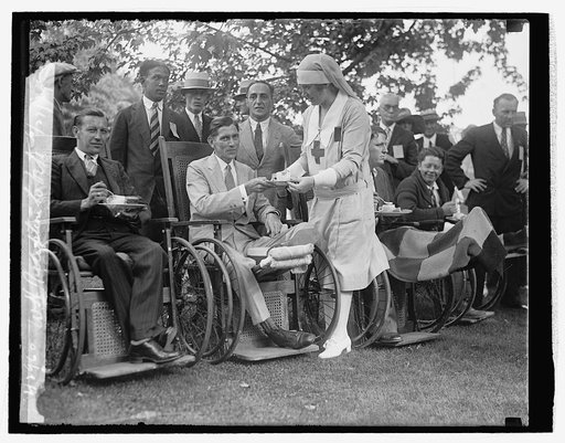 W.H. Reception to Vets, 6/27/29