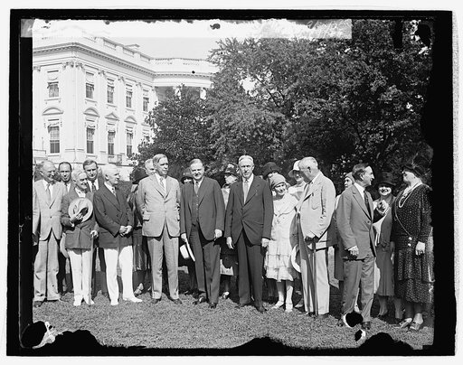Hoover with Rep. Nat. Com., 9/9/29
