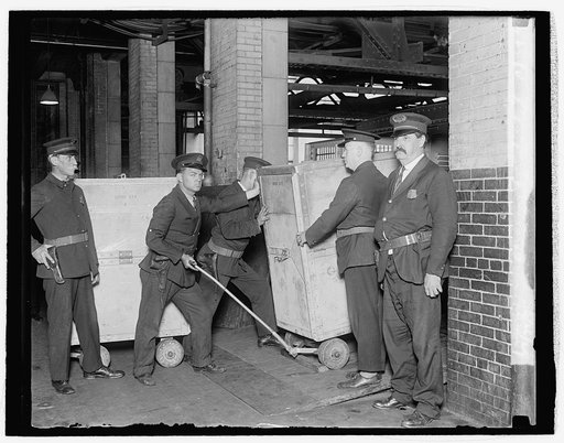 Transporting money from Bureau of Treasury, 6/26/29