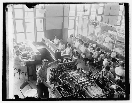 Bureau of Eng. & Ptg., numbering, 6/26/29