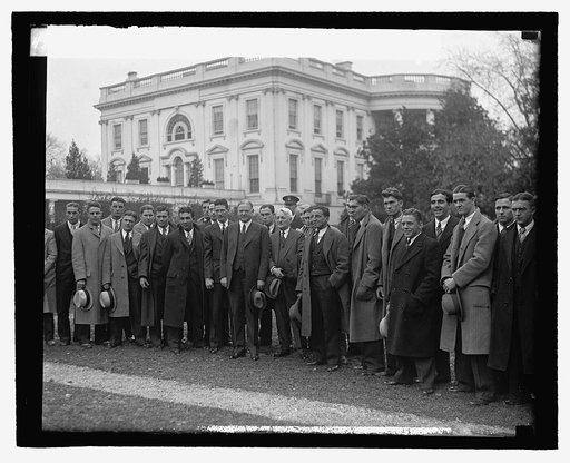 Hoover & Duquesne Univ. of Pittsburgh football team, 11/8/29