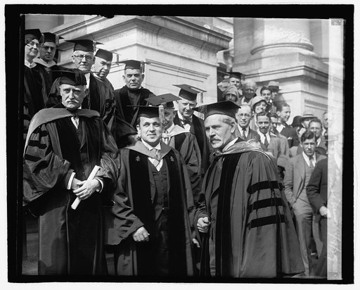 Ramsay MacDonald at Geo. Wash. Univ., 10/9/29
