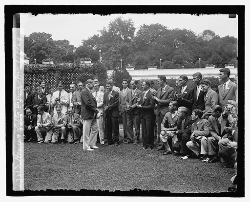 Hoover & Delta Sigma Nu, 8/8/29