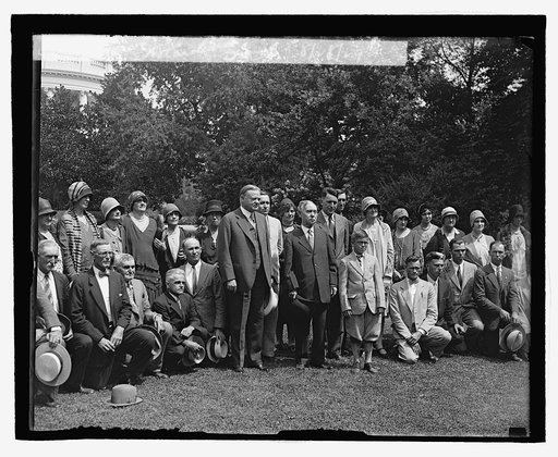 Hoover & No. Carolina group, 8/28/29