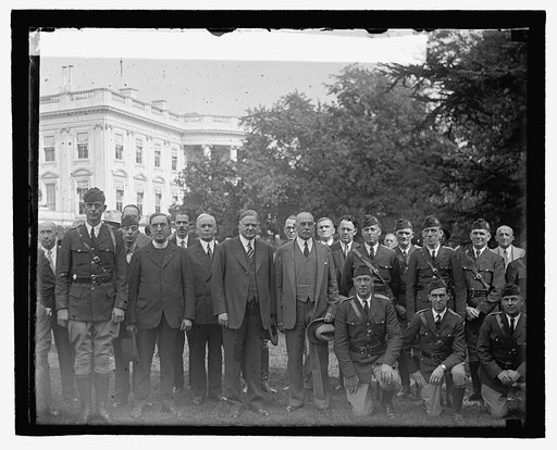 Am. Legion Drum Corps of State of N.H. with Hoover, 9/27/29