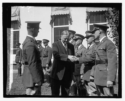 Hoover & Army engineers, 10/4/29