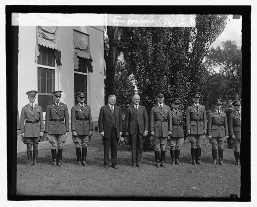 Hoover & Army engineers, 10/4/29