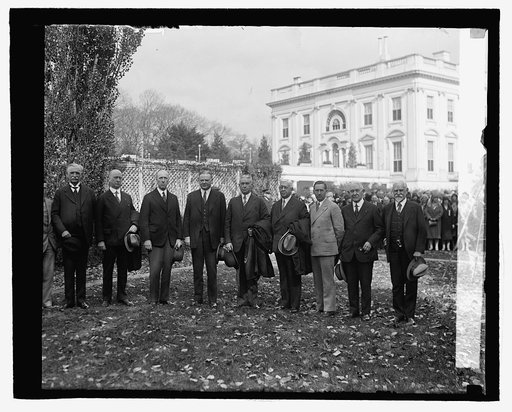 Hoover with Sons of American Revolution, 10/25/29