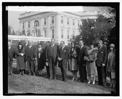 Hoover with U.S.-Mexican International Water Com., 11/6/29