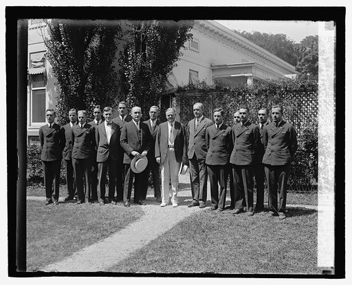 Hoover with Genl. Tire & Rubber Co. pilots, 8/20/29