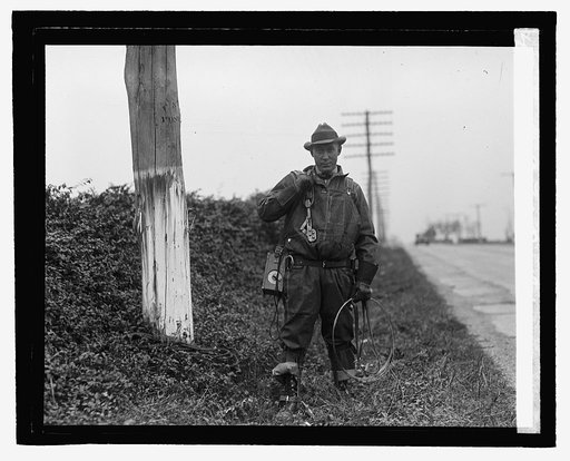 C&P Tel. Co. Lineman